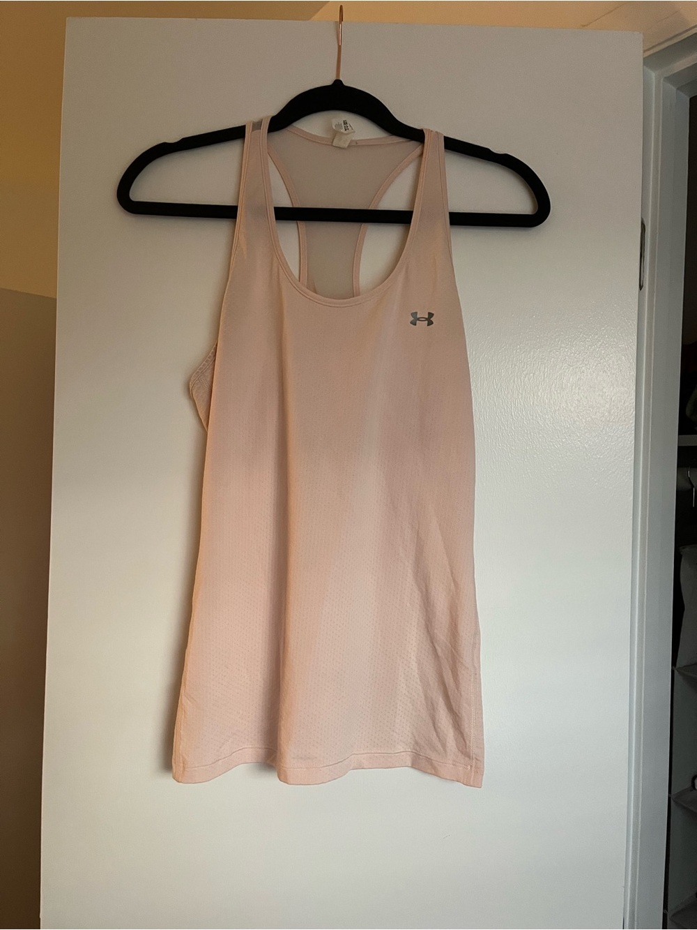Under Armour Pale Pink Racerback Performance Tank